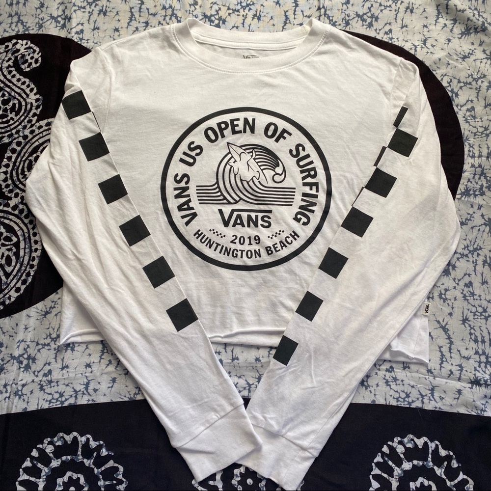Vans Long Sleeve Crop Top